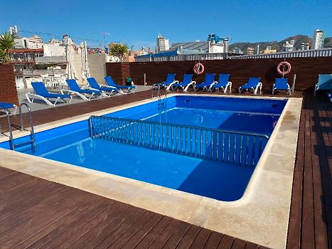 Rooftop pool